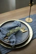 Салфетка с плотной марли для декора стола VTILENE, Dusty blue, 35х35 см - изображение 2