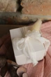 Crinkled silk стрічка VTILENE ручного фарбування, Ivory, 1.5 см, 3 м - зображення 2