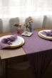 Плотный марлевый раннер для сервировки стола и фотосессий VTILENE, Wisteria, 60 см, 1 м - изображение 3