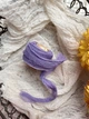 Стрічка з жатого шовку VTILENE ручного фарбування, Lavander, 1.5 см, 3 м - зображення 3