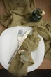 Марлевая салфетка для сервирования фотосессии VTILENE , Light olive, 45х45 см - изображение 1