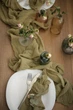 Марлевая салфетка для сервирования фотосессии VTILENE , Light olive, 45х45 см - изображение 2