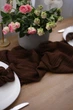Раннер из натуральной марли 100% хлопок VTILENE, Chocolate, 60 см, 1 м - изображение 4