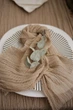 Декоративный марлевый раннер для фотосессий VTILENE, Warm linen, 60 см, 1 м - изображение 3