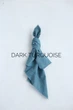 Салфетка из плотного хлопка сервировочная VTILENE, Dark turquoise, 35х35 см - изображение 5