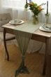 Марлевая дорожка для сервировки стола VTILENE, Sage green, 60 см, 1 м - изображение 2