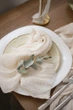 Марлевая салфетка для сервировки стола VTILENE, Ivory, 45х45 см - изображение 2