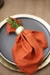 Текстильная салфетка из хлопка сервировочная VTILENE , Terracotta, 35х35 см - изображение 3