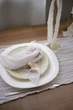 Салфетка с плотной марли для декора стола VTILENE, Ivory, 35х35 см - изображение 4