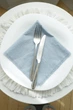 Салфетка хлопковая для сервировки VTILENE Light Dusty Blue - изображение 2