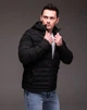Куртка чоловіча демісезонна утеплена з капюшоном 3XL чорна 4182887s5 - зображення 3