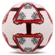Мяч футбольный №5 20 панелей Машинная сшивка Термосклеивание Полиуретан HYBRID SOCCER STAR белый-красный FB-4523 - изображение 2