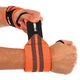 Бинты кистевые для жима 2шт Полиэстер Эластан STRENGTH WRIST WRAPS MUTE оранжевый 9905-2 - изображение 1