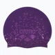 Шапочка для плавания Arena Shine Cap (009386-200) силикон, для тренировок и соревнований,Violet/plum - изображение 5