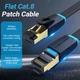 Патч-корд Vention Flat Cat8 Ethernet Patch Cable 1.5м Black (IKCBG) - зображення 2