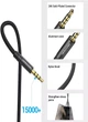 AUX аудио кабель удлинитель Vention Audio 3.5мм Metal Type 5 м Black (BHBBJ) - изображение 2
