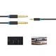 Кабель Audio 6.35мм-3.5мм Vention 2хF/F PVC Shell gold-plated 3m Black (BACBI) - зображення 3