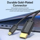 Кабель HDMI Vention mini-HDMI to HDMI-A Male 4K HD 3M Black (AGHBI) - зображення 6