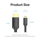 Кабель HDMI Vention micro-HDMI to HDMI-A Male 4K HD 1.5M Black (AGIBG) - зображення 9