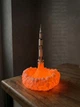 Настольный 3D ночник-светильник Saturn V | Беспроводная космическая LED лампа на аккумуляторе с эффектом огня USB, 24х16 см - изображение 8