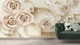 Фотошпалери флізелінові Print-walls Квіткова ніжність у 3D 0406 100×100 см (Ш×В) - зображення 1