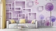 Фотообои флизелиновые Print-walls 3D фиолетовые одуванчики 0146 300×200 см (Ш×В) - изображение 3