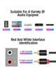 Кабель Vention 2RCA Male to Male Audio Cable 1M Black Metal (VAB-R06-B100) - зображення 2