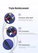 Кабель Vention 2RCA Male to Male Audio Cable 1M Black Metal (VAB-R06-B100) - зображення 5