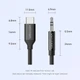Кабель Vention USB-C - 3.5 мм 1.5 м Hi-Fi DAC Black (BIFBG) - зображення 12