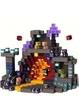 Магнитный конструктор майнкрафт магнитные блоки в стиле Minecraft для детей 100 деталей детский набор развивающий STEM игрушка для развития моторики логики творчества строительства совместимый блочный обучающий креативный строительный + салфетка в наборе - изображение 10