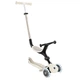 Самокат з сидінням 3 в 1 Globber GO-UP Active Lights ECOlogic Coconut від 15 місяців до 9 років (745-566) - зображення 1