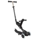 Самокат с сиденьем 3 в 1 Globber GO-UP Deluxe Lights Black от 1 до 9 лет (646-720-2) - изображение 1