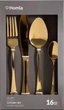 Набір столових приборів Homla Aurc золотий з делікатним блиском 16 шт (5906496763816) - зображення 2