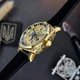 Годинник наручний Awarder 021 Де би не була Gold-Gold-Black - изображение 7
