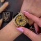 Годинник наручний Awarder 021 Де би не була Gold-Gold-Black - изображение 11