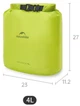 Гермомешок Naturehike CNK2550XB012 4 л Белый (6977465868459) - изображение 4