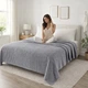 Плед двуспальный KOLOCO "Шарпей Comfort 3D" 180 х 200 см (43227) Серый - изображение 3