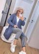 Кардиган женский вязаный джинсовый 42-52 с1524.5077.01 - изображение 2