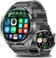 Смарт-годинник чоловічий UWatch GT5 PRO 1.53-дюймовий AMOLED-дисплеєм AI голосове керування, бездротові дзвінки, понад 100 режимів - изображение 1