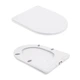 Унитаз напольный Qtap Swan Eco Ultra Quiet с сидением Soft-close 640x360x835 мм QTSWA27W48748 White - изображение 8