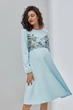 Изысканное платье для беременных и кормящих Magnolia Юла Мама M Голубой DR-30.092 - изображение 3