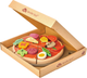Zestaw dla dzieci Tender Leaf Pizza drewniana z dodatkami na rzepy (191856082750) - obraz 1