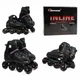 Роликові ковзани Best Roller 118-20 L PU 39-41 Чорний (186083) - изображение 4