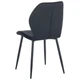 Стілець AMF Lily 56x48x86 см Чорний (555425) - изображение 3