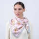 Хустка жіноча LuckyLOOK КАЗЕРТА 90х90 см Рожево-молочний (915-756) - изображение 2