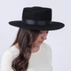 Капелюх канотьє жіночий LuckyLOOK ФОНГ-2 58 Чорний (919-938) - изображение 3