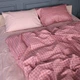 Простынь MirSon King Size 220x240 см 22-1440 Pink Houndstooth (2200012406007) - изображение 2