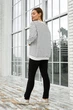 Свитшот в полоску для беременных и кормящих Rimini 2XL-3XL (50-52) Lullababe Белый с черным - изображение 9
