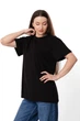 Базова жіноча футболка oversize Носи своє 50 Чорний (p-19453-231171) - изображение 1