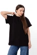 Базова жіноча футболка oversize Носи своє 50 Чорний (p-19453-231171) - изображение 3